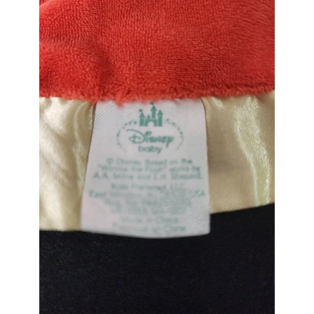 Disney‎ Winnie the Pooh SWEET AS HONEY Red Lovey Yellow Satin Secuirty Blanket